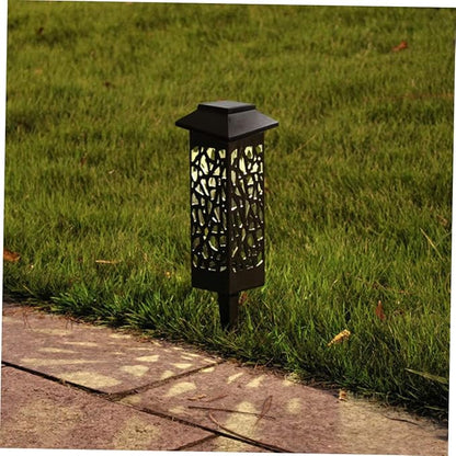 LIFKOME 6pcs Solar Garden Lights Stakes Landscape Lights Ground Easy Installation for Patio Garden Event Decor