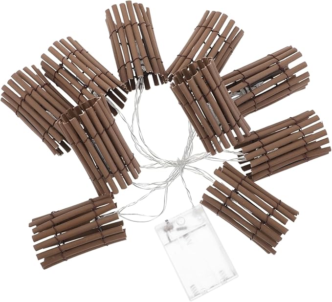 GLEAVI Outdoor Rattan String Lights Battery Operated Decorative Lighting for Garden Patio and Balcony Warm Bulbs for Cozy Atmosphere for Festivals and Gatherings