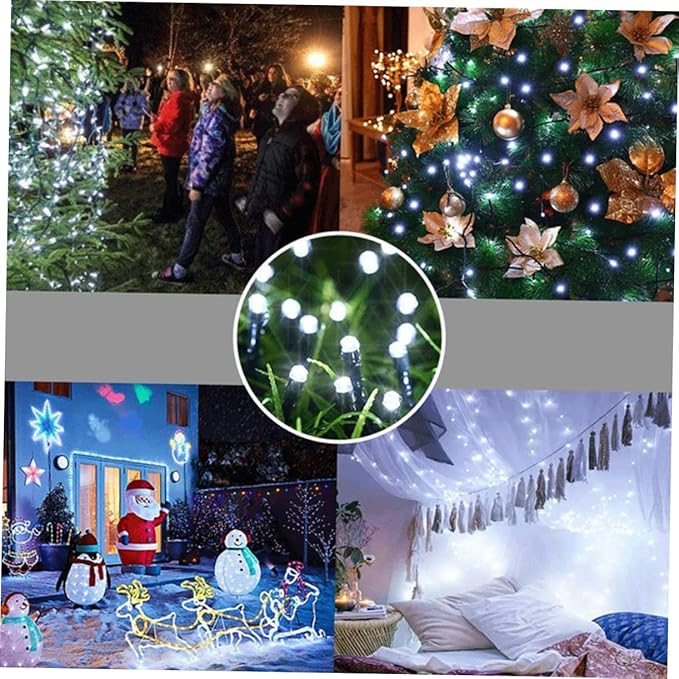 1Pc Solar LED String Lights Decorative Lights for Outdoor Garden Trees Patios Color Options Solar Powered Fairy | Lumora