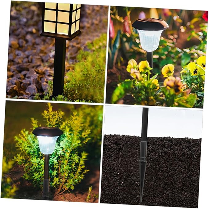 24pcs Led Garden Light Stakes Outdoor Ground Lights for Solar Illumination Easy Install Stakes for Pathways Patios and Yards Versatile Holiday and Year Use
