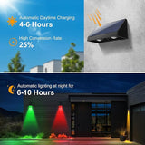 8 Packs Color Changing WRGB Deck Lights Solar Powered and 8 Packs Warm White Solar Lights for - Outdoor Path Light | Lumora