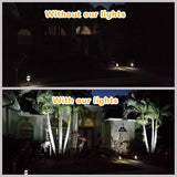 URPOWER Solar Spot Lights - 2-in-1 Waterproof Landscape Spotlights, Dusk-to-Dawn Solar Powered Outdoor Lights for | Lumora