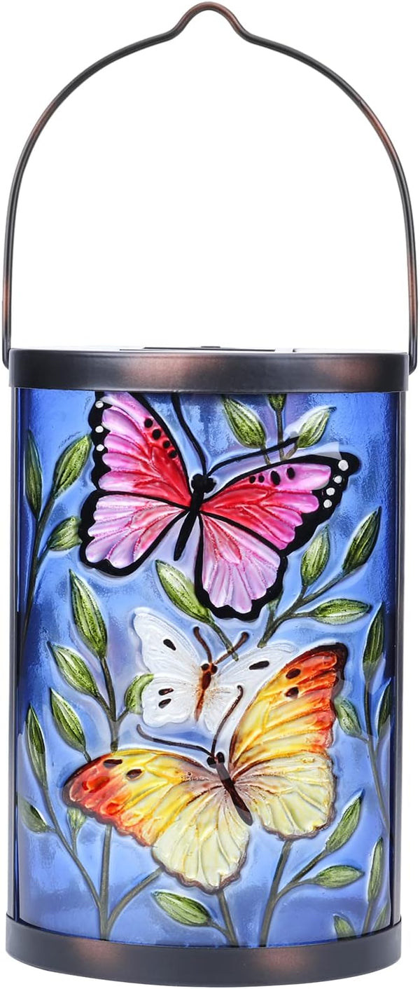 Hanging Solar Lantern Outdoor Waterproof LED Butterfly Solar Lights Decorative Solar Garden Lanterns Tabletop Lamp | Lumora