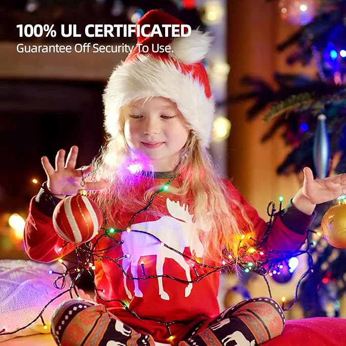 1000 LED 328ft 8 Modes with Timer Christmas String Lights IP55 Outdoor Waterproof UL Certificated Indoor Fairy | Lumora