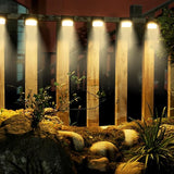 Bright Solar Fence Lights, 6 Pack Outdoor Step Lights, IP65 Waterproof, 3000K Warm-White, Dusk to Dawn Outdoor | Lumora