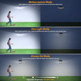 Onforu Solar Lights Outdoor, 3000LM Motion Sensor Security Flood Lights with Remote Control, 3 Modes, IP65 | Lumora