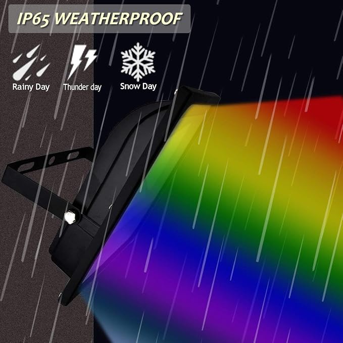 10W Low Voltage Landscape Lighting RGB Color Changing LED Landscape Lights Remote Control Waterproof Garden Patio | Lumora
