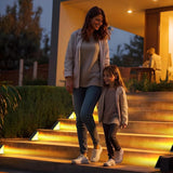 12 Pack Solar Stair Lights Outdoor Stair Lights with Waterproof IP67 LED Solar Light for Outside Light Decor for | Lumora