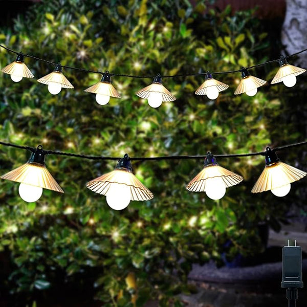16.4 FT Outdoor Patio String Lights, Connectable LED Backyard Lights with 10 Globe Bulbs, Waterproof Hanging Light | Lumora