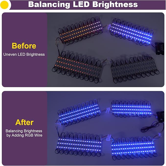 120Ft SMD5050 RGB storefront led lights with Smart Control, 240 LEDs Super Bright Waterproof - Outdoor String Light | Lumora