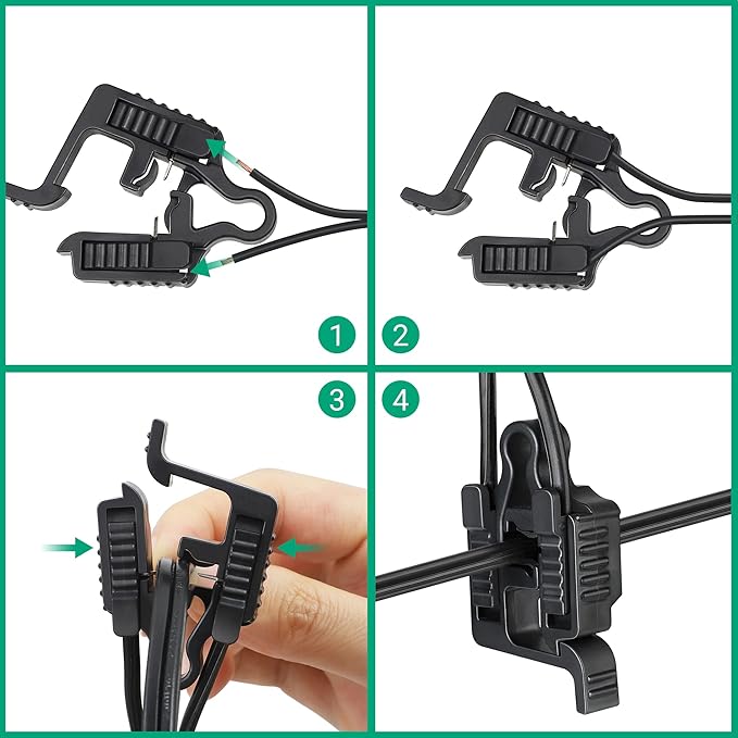 EDISHINE 20-Pack Low Voltage Wire Connector, Landscape Lighting Cable Connectors - Outdoor Security Flood Light | Lumora