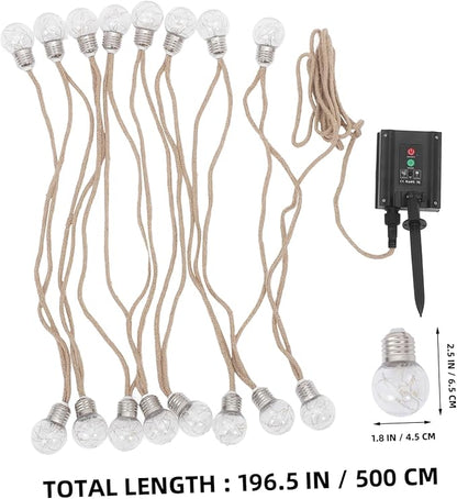 Solar Lights String Led Decorative Lights Outdoor String for Party Wedding Home Decor