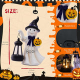 Halloween Decoration Ghost Solar Statue Outdoor - Cute Halloween Decor for Garden Home Patio Balcony : Unique Gifts | Lumora