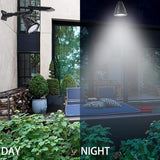 Solar Spotlights Outdoor 18 LED 300 Lumens Waterproof Adjustable Wall Light for Patio Garden Driveway (2 Pack) | Lumora