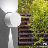 Kawell 8W Modern LED Wall Sconce Light Up Down Waterproof Outdoor Wall Lamp Indoor Hardwired for Bedroom Bathroom | Lumora
