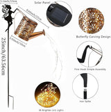 Solar Watering Can Lights,Garden Decor Solar Fairy Watering Lantern, LED Solar Fairy Outdoor String Lights, Star | Lumora
