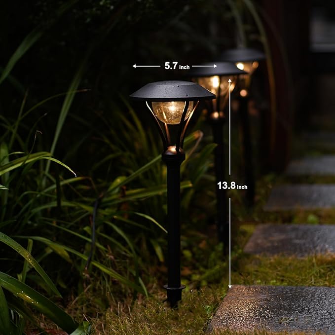 GOODSMANN Low Voltage Pathway Lights Landscape Lighting Outdoor Path Lights Wired LED 1W 60 Lumens 3000K Aluminum | Lumora