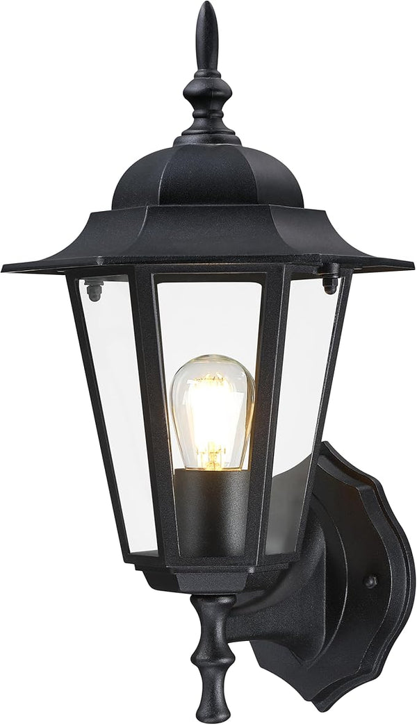 GRUENLICH Outdoor Wall Lantern, Wall Sconce as Porch Lighting Fixture with E26 Medium Base, Aluminum Housing Plus | Lumora