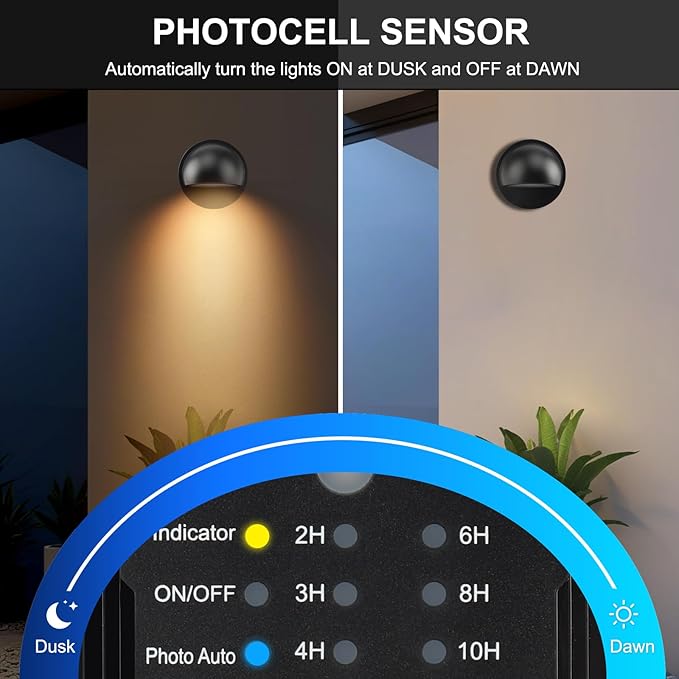 Low Voltage LED Deck Lights kit with Transformer Timer and Photocell Sensor, IP67 Waterproof Fence Lights, Warm | Lumora