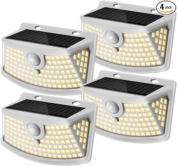 Aootek New Solar Motion Sensor Lights 120 LEDs with Lights Reflector,270° Wide Angle, IP65 - Outdoor Path Light | Lumora