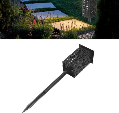 Hyuduo Solar Pathway Lights IP65 Decorative Landscape Lighting for Yard Patio Walkway with Automatic Charging Outdoor Decoration