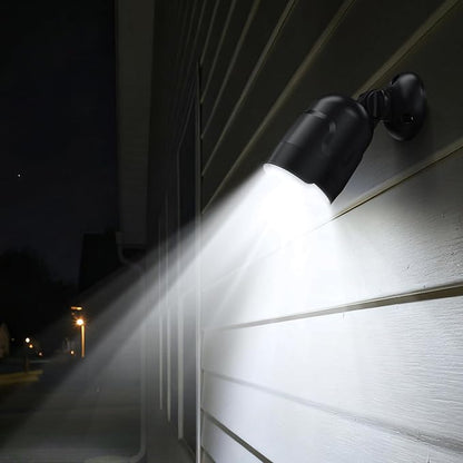 Battery Operated Motion Sensor Light Outdoor, 4000mAh Rechargeable 600 Lumen Battery Powered Spotlight Outdoor Waterproof for Porch, Garage, House(2 Pack)