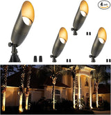 Gardenreet All Brass Landscape Lighting - LED Low Voltage Spotlights Outdoor, 12V Wired Uplights, Spot Lights | Lumora