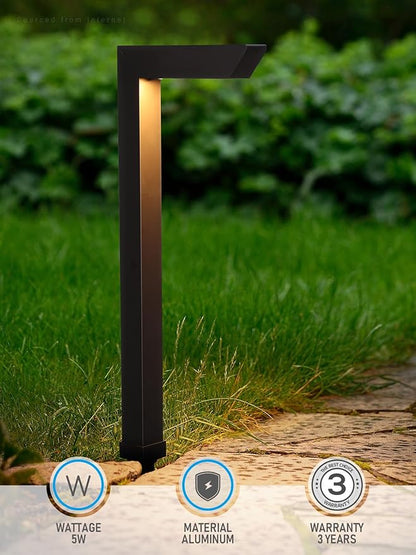 LEONLITE 5CCT LED Low Voltage Landscape Pathway Light, 1800K/2700K/3000K/4000K/5000K Waterproof Sidewalk Lights Wired, CRI90 ETL Listed Aluminum Housing, 5W 16.2IN Oil Rubbed Bronze, Pack of 6