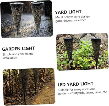 Happyyami 1pc Solar Led Light Outdoor Garden Lamp Landscape Lighting Solar Pathway Lights