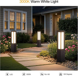 Landscape Path Light Hard Wired, 31.5" Outdoor Pathway Lights AC100-240V, Waterproof Bollard Driveway Lamp, Modern | Lumora