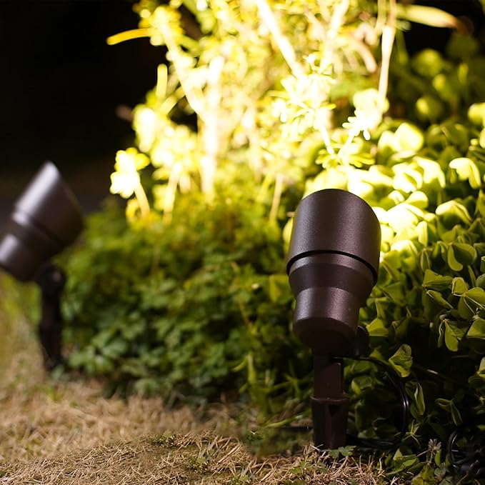 Low Voltage Spotlights 2PK 3W MR11 LED Floodlights 12V AC Outdoor Spot Lights Landscape Lighting Kit 200 Lumens | Lumora
