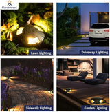 Gardenreet Low Voltage Well Light - Brass All Weather Hardwired Ip65 In-Ground LED Lighting, 12V Directional | Lumora