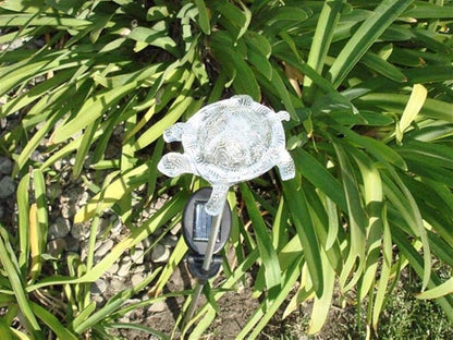Outdoor Garden Set of 2 Pieces Solar Powered Garden Yard Stake (Color Change abilities) LED Light (Turtle)…