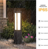 Landscape Path Light Hard Wired, 31.5" Outdoor Pathway Lights AC100-240V, Waterproof Bollard Driveway Lamp, Modern | Lumora