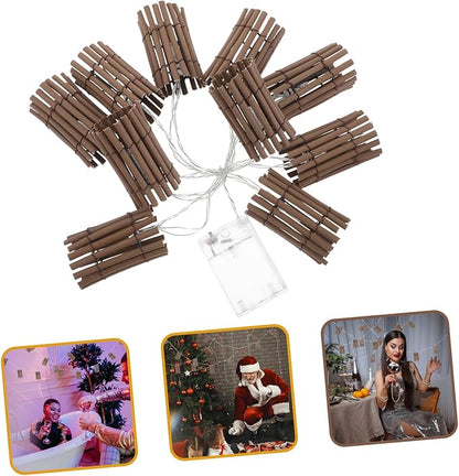 GLEAVI Outdoor Rattan String Lights Battery Operated Decorative Lighting for Garden Patio and Balcony Warm Bulbs for Cozy Atmosphere for Festivals and Gatherings