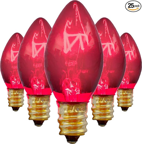EST. LEE DISPLAY L D 1902 Indoor ＆ Outdoor String Light C9 Ceramic Christmas Steady Replacement Bulbs E17 Socket | Lumora