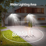 2 Pack 180 LED Solar Flood Light Outdoor,Motion Sensor Outdoor Lights,IP65 Waterproof,3 Adjustable Heads Outdoor | Lumora