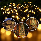 Toodour Christmas Lights Outdoor, 213ft 600 LED String Lights, Timer, Waterproof 8 Modes Outdoor Christmas String | Lumora