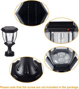 Kendal Solar Post Lights Outdoor, Waterproof Fence Solar Powered Pillar LED Light, Solar Deck Post Lights | Lumora
