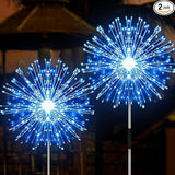 JJGoo Solar Firework Lights, 2 Pack 150 LEDs 2 Lighting Modes Solar Lights Outdoor Waterproof for Garden Patio | Lumora
