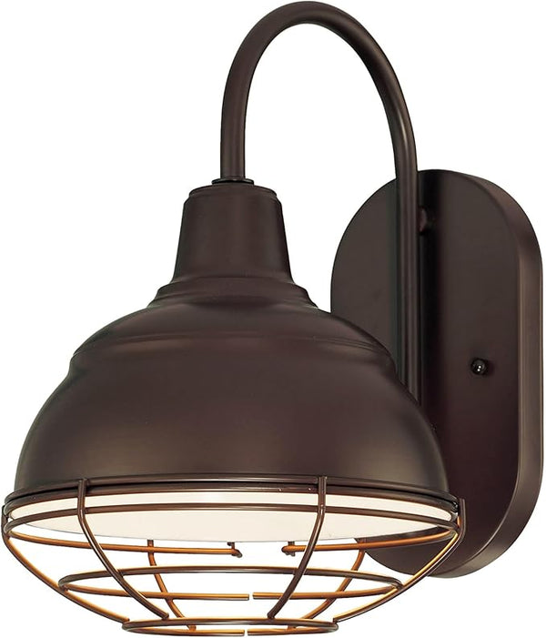 Millennium RWHWB8-ABR Restoration One Light Wall Bracket from R Series Collection in Bronze/Dark Finish | Lumora