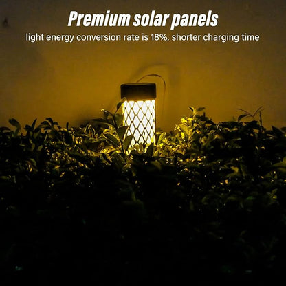 Tyenaza Solar Landscape Light, Outdoor LED Solar Garden Lamp - Waterproof Solar Pathway Lights for Patio Lawn Path - Decorative Solar Lights
