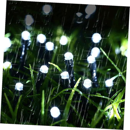 VILLCASE Solar LED String Lights Beads Colors Outdoor Decorative Lamp for Garden Lawn Tree Patio Celebration Efficient