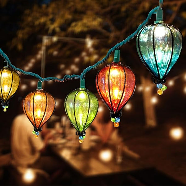 11FT Multicolor String Lights with 10 Bulbs，UL Listed Connectable Waterproof Decorative LED Fairy Hanging Curtain | Lumora