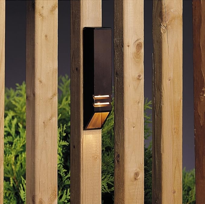 Kichler 15066AZT Deck Rail 1-Light 12V, Textured Architectural Bronze | Lumora