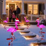 Solar Garden Lights Flamingo Decorations Outdoor Waterproof,2 Packs Solar Flamingo Light Garden Decor,Pink Flamingo | Lumora