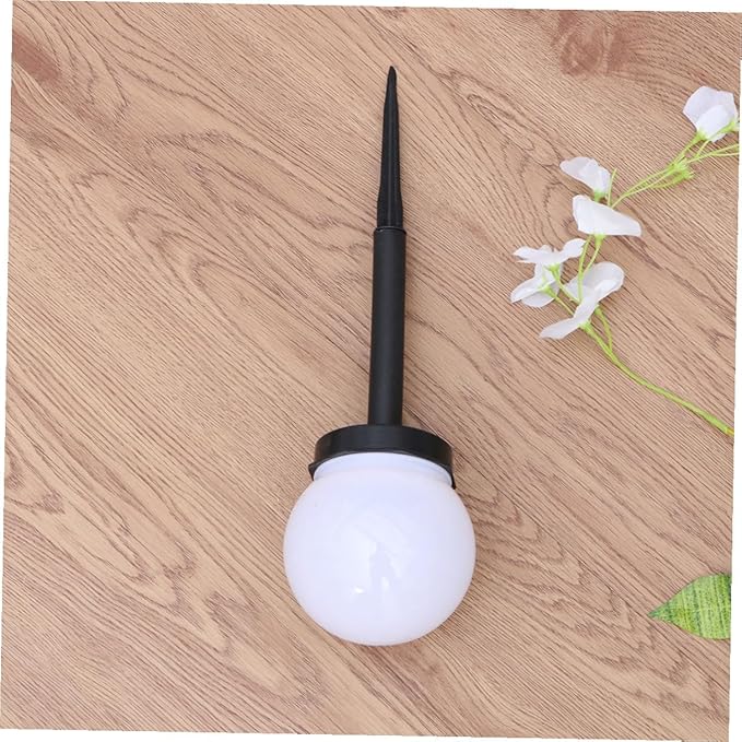 Alipis 4pcs Solar Lawn Lamp Warm Light Waterproof Garden Solar Ground Plug Courtyard Path Landscape Lighting for Outdoor Yard Decoration