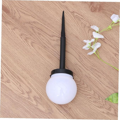 Alipis 4pcs Solar Lawn Lamp Warm Light Waterproof Garden Solar Ground Plug Courtyard Path Landscape Lighting for Outdoor Yard Decoration