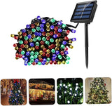 2 Sets Solar LED String Lights Outdoor LED Multi-hue Garden Solar Powered Fairy Lights for Trees Patio Decorations | Lumora