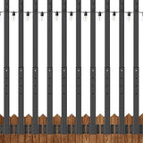 10 Pack String Light Poles,2.8Ft Metal Poles for Outdoor String Lights,Outdoor Light Poles with Post,Poles/Stand | Lumora